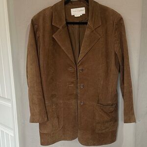 Brown Suede Blazer vintage